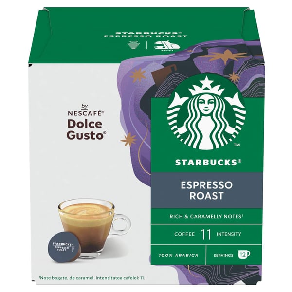Nescafe Espresso Roast NESCAFÉ Dolce Gusto Dark Roast 12 kapsula 66g