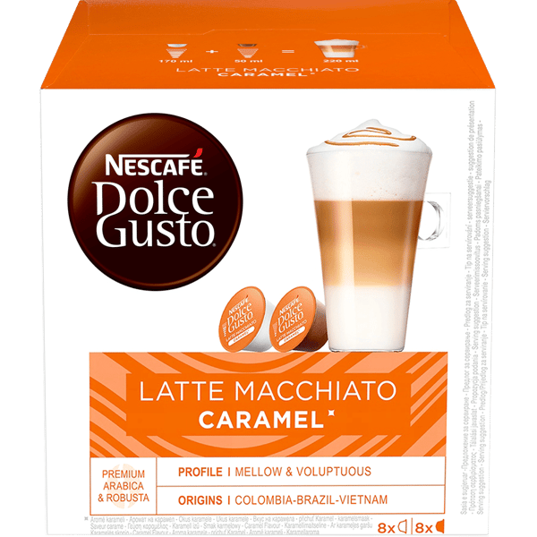 Nescafe Kapsule caramel macciato 145.6g dolce gusto