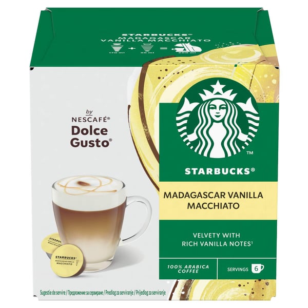 Nescafe Starbucks kapsule vaniila madagascar 132g