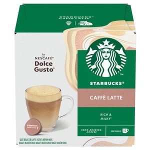 Nescafe Dolce gusto kapsule starbucks cafe latte 121.2g