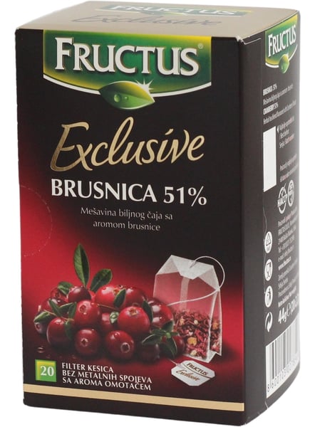 Fructus Čaj brusnica 44g