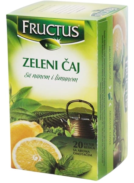 Fructus Zeleni čaj nana limun 30g