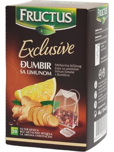 Fructus Čaj đumbir limun 44g