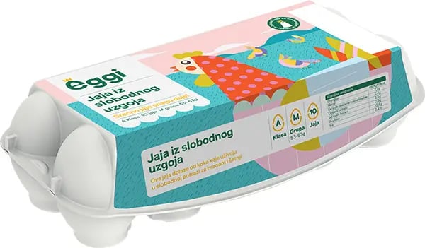 Eggi Jaja slododan uzgoj M 10kom