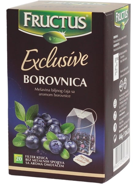 Fructus Čaj borovnica exclusive 44g