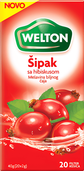 Welton Čaj šipak sa hibiskusom 40g