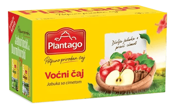 Plantago Čaj jabuka i cimet 60g