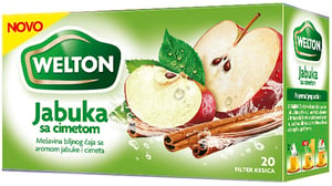Welton Čaj jabuka cimet 44g