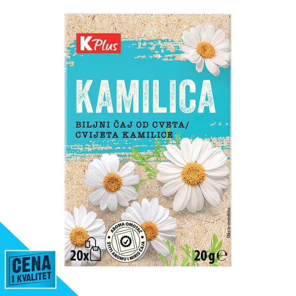 K Plus Čaj kamilica 20g