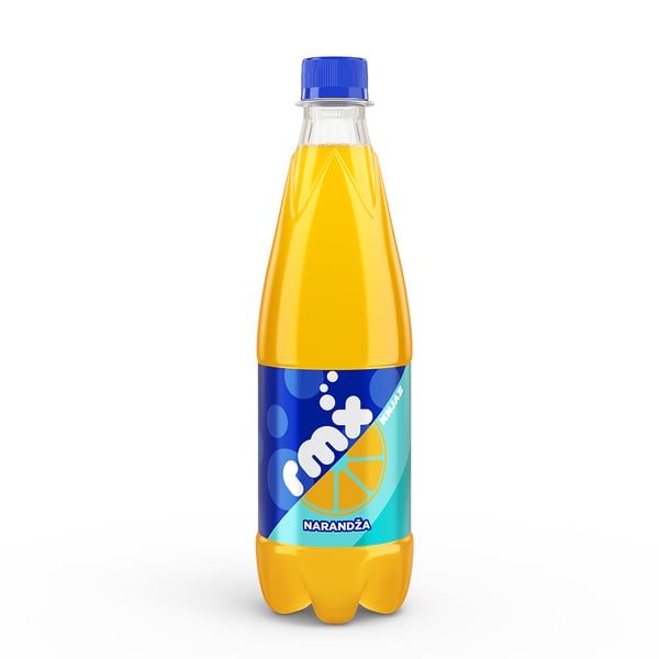Knjaz Milos Gazirani sok Remix pomorandža 475ml