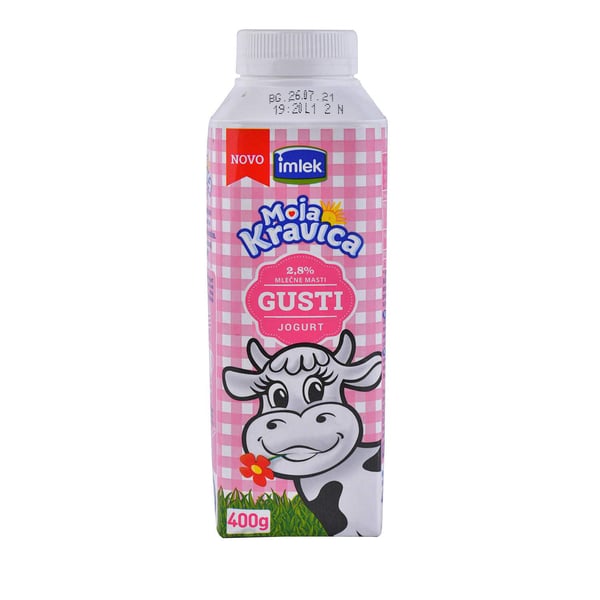 Imlek Moja Kravica jogurt gusti 2.8% m.m. 400ml FL