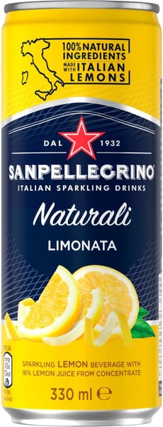 San Pellegrino Gazirani sok Limun 330ml