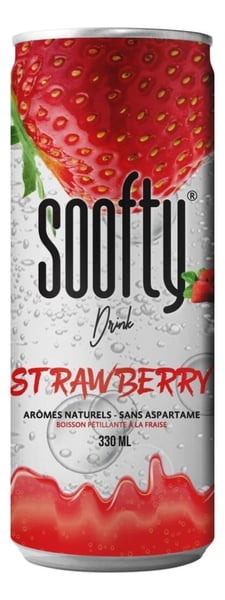 Soofty Gazirani sok Jagoda 330ml