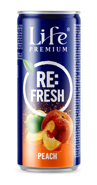 Nectar Gazirani sok Life breskva 330ml