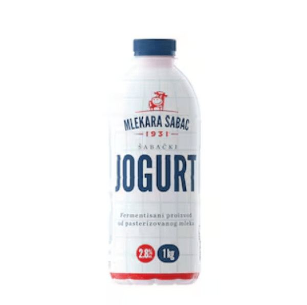 Mlekara Šabac Sabacki Jogurt 2.8% m.m. 1L FL