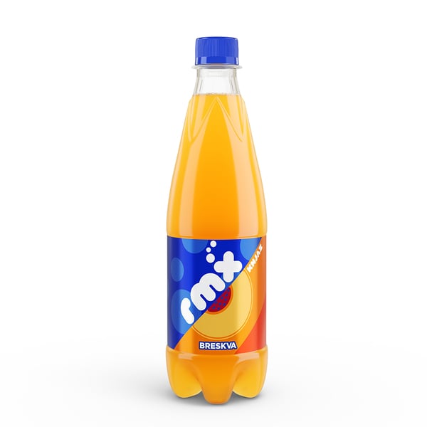 Knjaz Milos Gazirani sok Remix breskva 0.475l