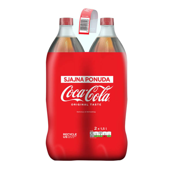 Coca Cola Gazirani sok multipack 2x1.5l