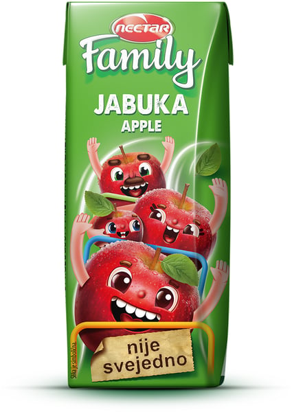 Nectar Voćni sok Family jabuka 200ml