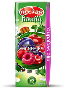 Nectar Voćni sok Family miks 200ml