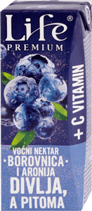 Nectar Voćni sok Life premium borovnica i aronija 200ml