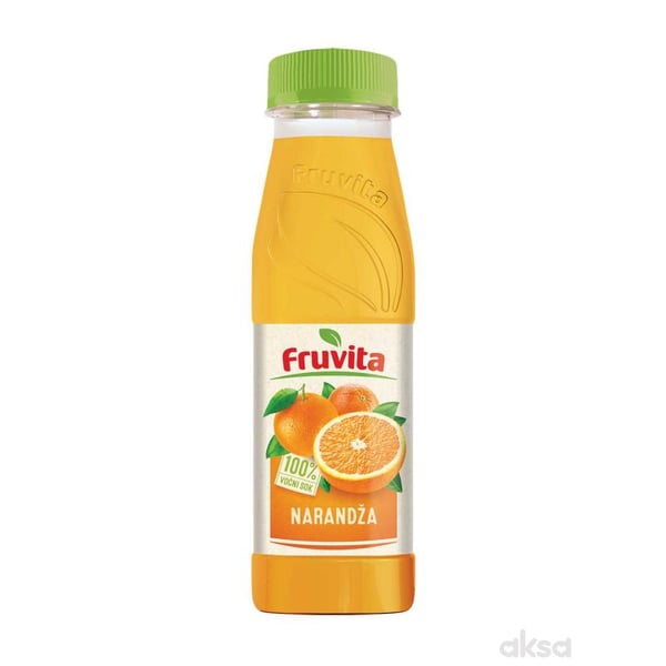 Fruvita Voćni sok 100% narandža 330ml