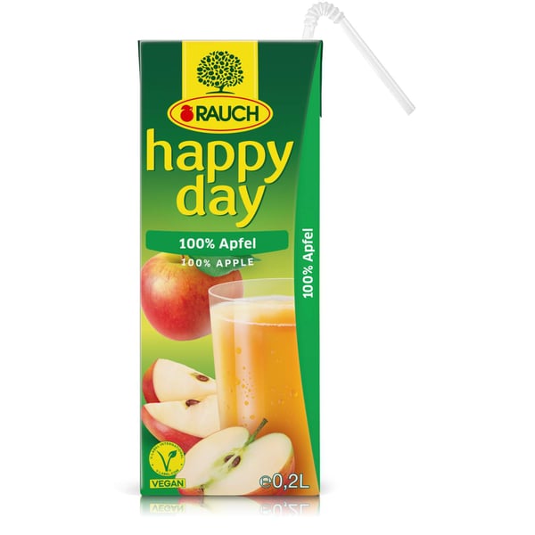 Rauch Voćni sok Happy day 100% jabuka 200ml