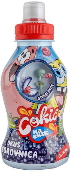 Na Eks Voćni sok cokić borovnica 330ml + igračka