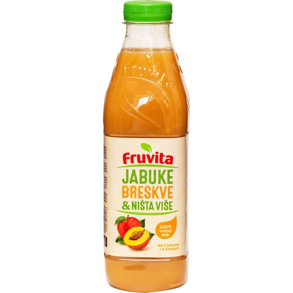Fruvita Voćni sok jabuke breskve & ništa više 330ml