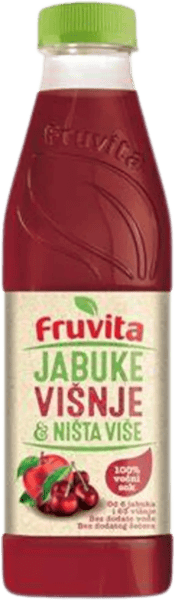 Fruvita Voćni sok jabuke višnje i ništa više 330ml