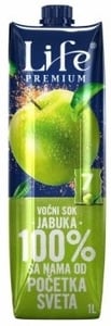 Nectar Voćni sok Life jabuka 100% 1l