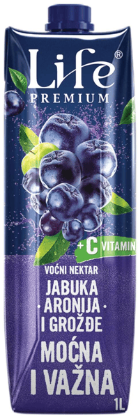 Nectar Voćni sok Life premium aronija 1l