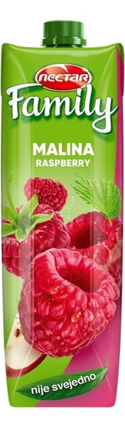 Nectar Voćni sok Family malina 1l