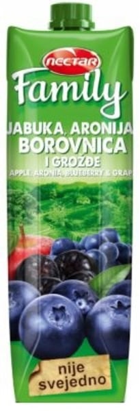 Nectar Voćni sok Family borovnica 1l