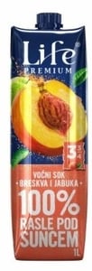 Nectar Voćni sok Life breskva 100% 1l