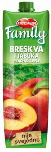Nectar Voćni sok Family breskva 1l