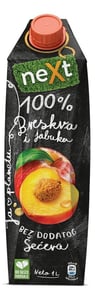 Next Voćni sok Premium breskva 100% 1l