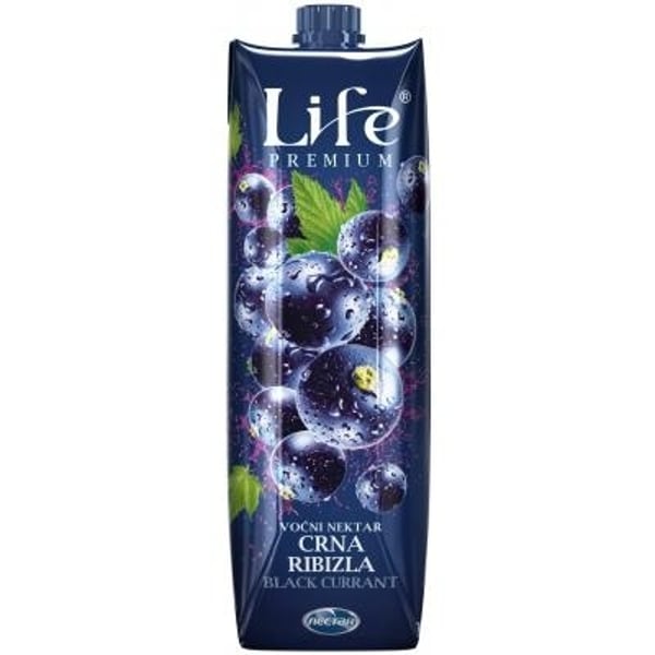 Nectar Voćni sok Life premium crna ribizla 1l