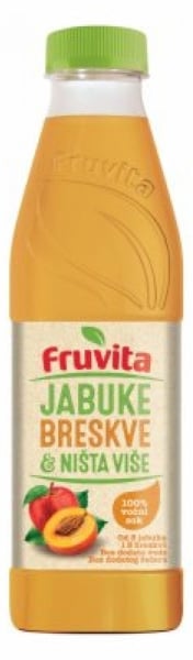 Fruvita Voćni sok breskva, jabuka i ništa više 750ml