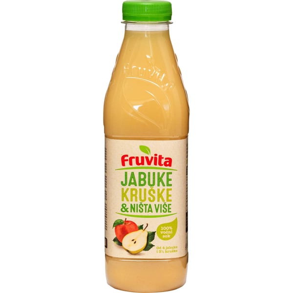 Fruvita Voćni sok jabuke kruške i ništa više 800ml