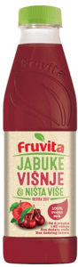 Fruvita Voćni sok jabuke višnje i ništa više 800ml