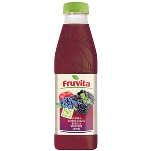 Fruvita Voćni sok jabuka grožđe aronija borovnica kupina 750ml