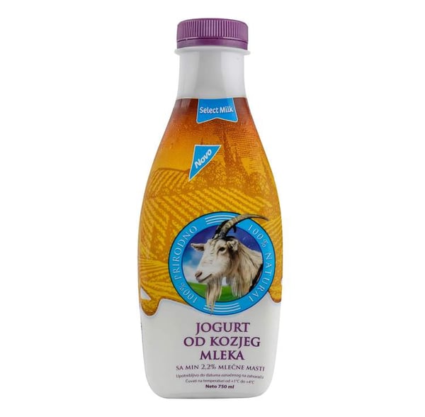 Select Milk Jogurt od kozijeg mleka 2.2% 750ml FL