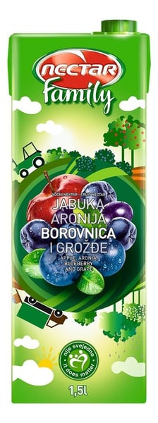 Nectar Voćni sok Family borovnica koktel 1.5l