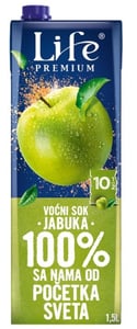 Nectar Voćni sok Life jabuka 100% 1.5l