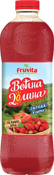 Fruvita Voćni sok Voćna dolina jagoda i jabuka 1.5l