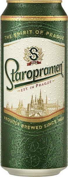 Staropramen Svetlo pivo limenka 0.5l