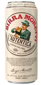 Birra Moretti Svetlo pivo limenka 0.5l