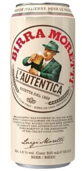 Birra Moretti Svetlo pivo limenka 0.5l