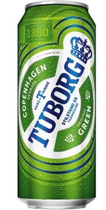 Tuborg Green svetlo pivo limenka 0.5l