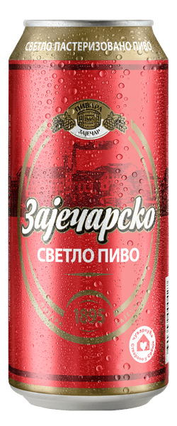 Zajecarsko Pivo Svetlo pivo limenka 0.5l